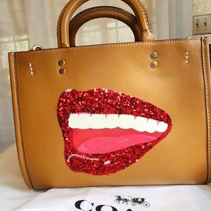 Coach x Tom Wesselman Rogue 25 in Light Camel